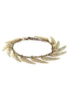 Romwe Gold Angel Wing Retro Style Anklet