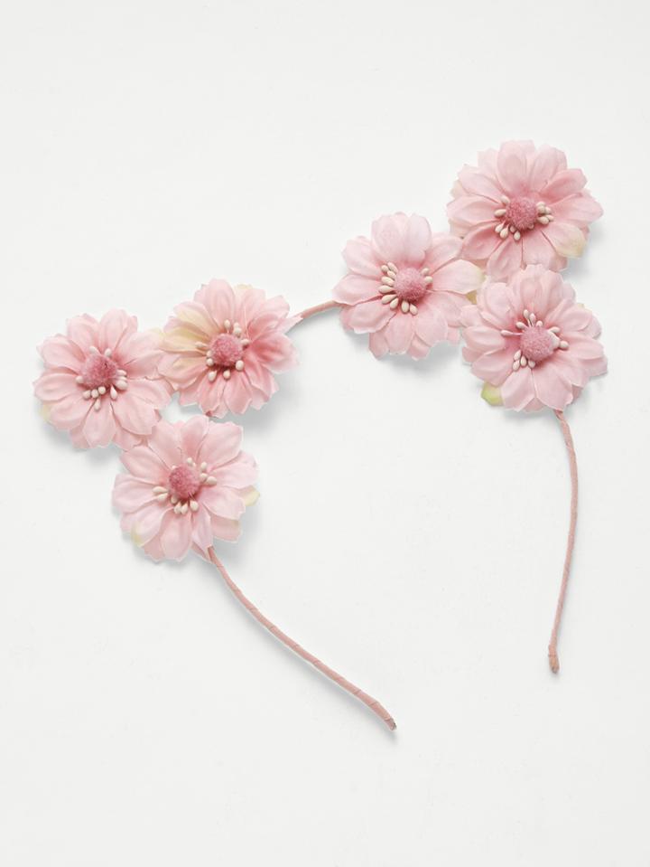 Romwe Flower Embellished Ear Headband