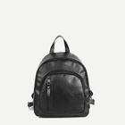 Romwe Curved Top Textured Backpack