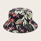 Romwe Guys Tropical Pattern Buckle Hat