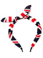 Romwe Union Jack Pattern Knotted Headband
