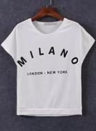 Romwe Letter Print Casual T-shirt