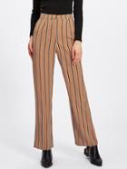 Romwe Vertical Striped Straight Pants