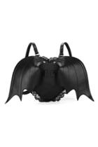 Romwe Batwing Black Bag
