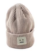 Romwe Tide Fashion Beige Big Popular Autumn And Winter Thick Stick Needle Face Knitting Hat