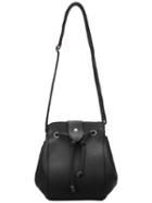 Romwe Black Drawstring Tassel Satchel Bag