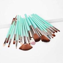 Romwe Two Tone Handle Makeup Brushes 18pcs
