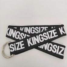Romwe Double D Ring Design Letter Belt