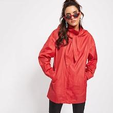 Romwe Zip Front Solid Coat