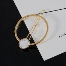 Romwe O Ring Metal Hair Clip