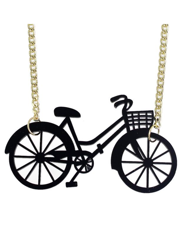 Romwe New Cute Vivid Bike Shape Pendant Necklace