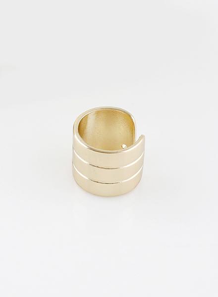 Romwe Fashion Gold Cuff Ring