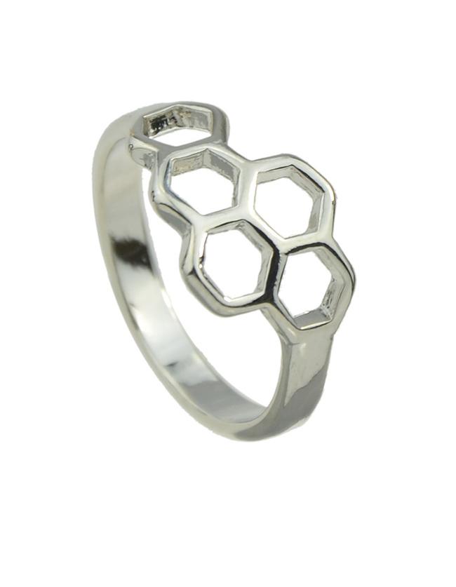 Romwe Silver Punk Rock Metal Rings