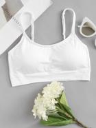 Romwe Pure Color Crop Cami Top