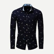 Romwe Guys Random Print Shirt