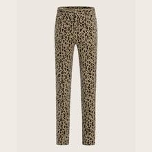 Romwe Guys Slant Pocket Leopard Pants