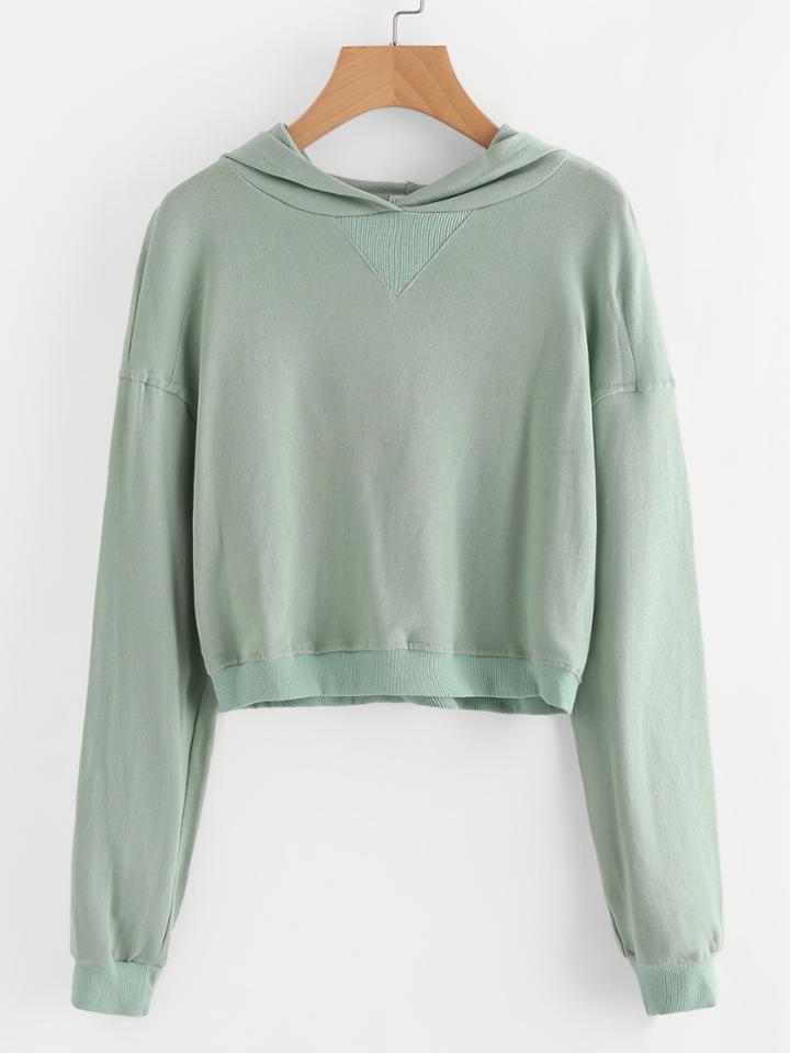 Romwe Drop Shoulder Hoodie