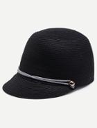 Romwe Black Adjustable Baseball Hat