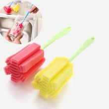 Romwe Random Color Long Handle Sponge Brush 1pc