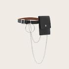 Romwe Ring And Chain Decor Fanny Pack
