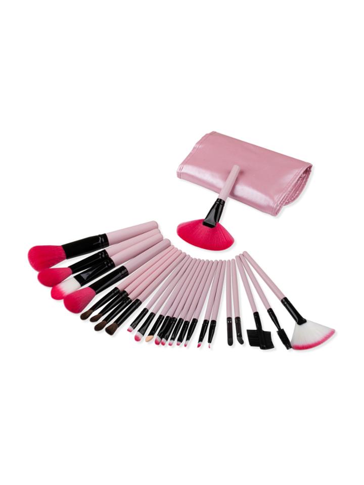Romwe Delicate Makeup Brush Set With Bag