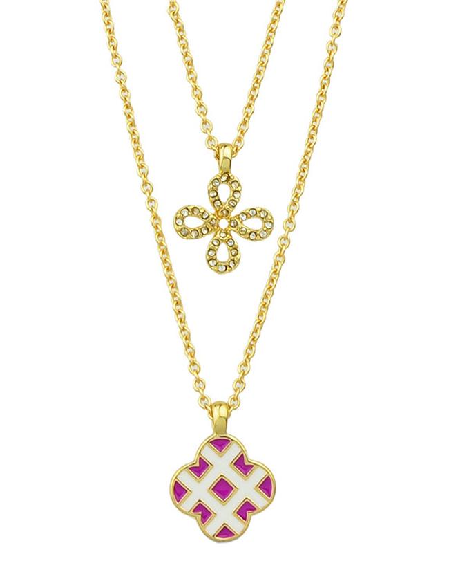 Romwe Gold Multi-layer Chain Necklace