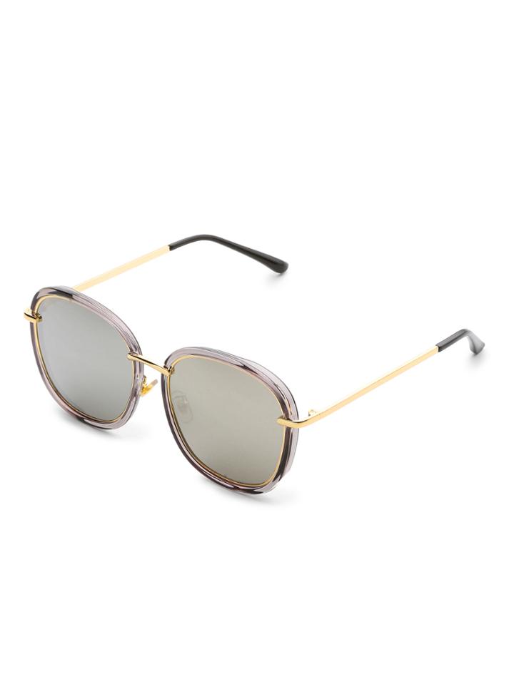 Romwe Flat Lens Square Sunglasses