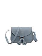 Romwe Tassel Embellished Saddle Bag