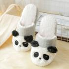 Romwe Panda Design Fluffy Slippers