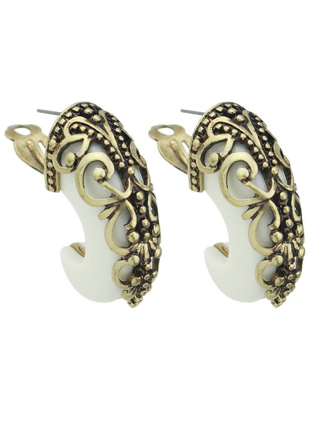 Romwe Acrylic Stone Small Stud Earring