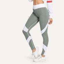 Romwe Two Tone Leggings