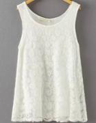 Romwe Back Split Lace Vest