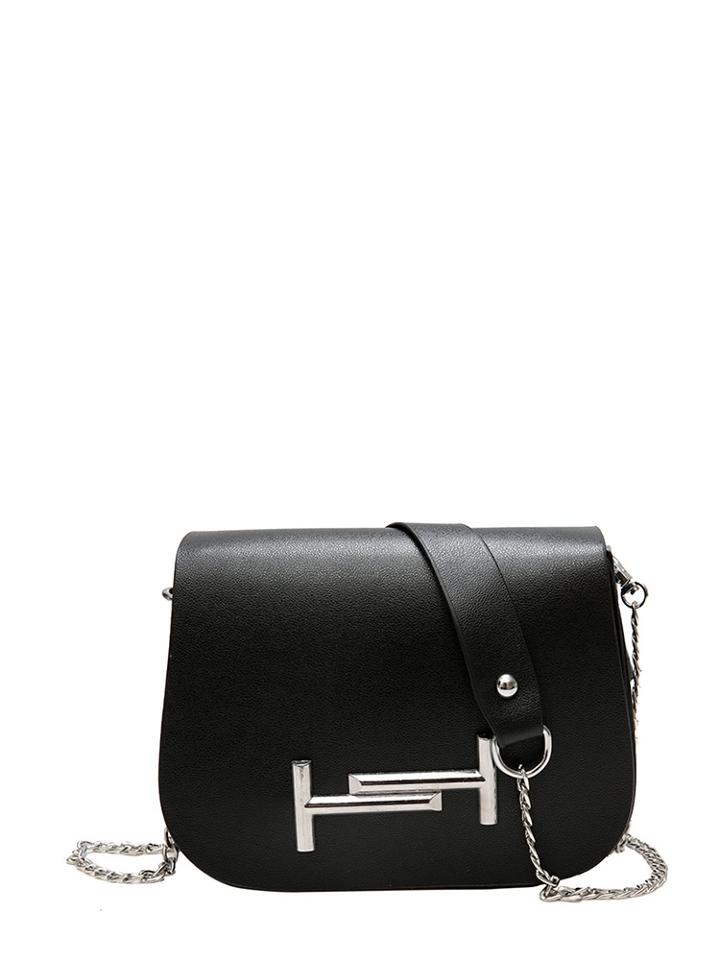 Romwe Double T Design Flap Bag