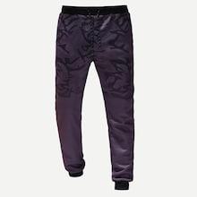 Romwe Guys Camo Print Drawstring Sweatpants
