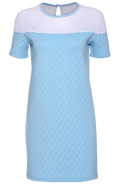 Romwe Rhombus Mesh Skirt