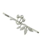Romwe Silver Plated Flower Bridal Hair Clips