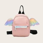 Romwe Wing Decor Pocket Front Backpack