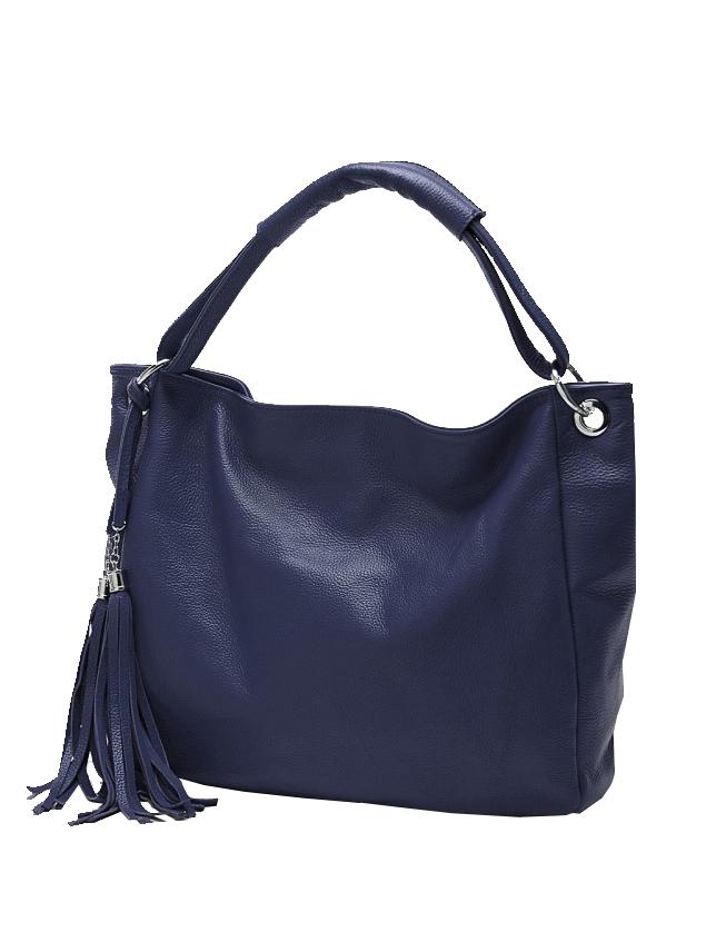 Romwe Tassel Trimmed Hobo Bag