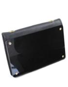 Romwe Black Vintage Pu Leather Bag