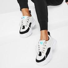 Romwe Contrast Lace-up Chunky Trainers