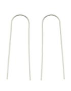 Romwe Silver Long Earrings For Women