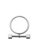 Romwe Silver Plated Dumbbell Ring