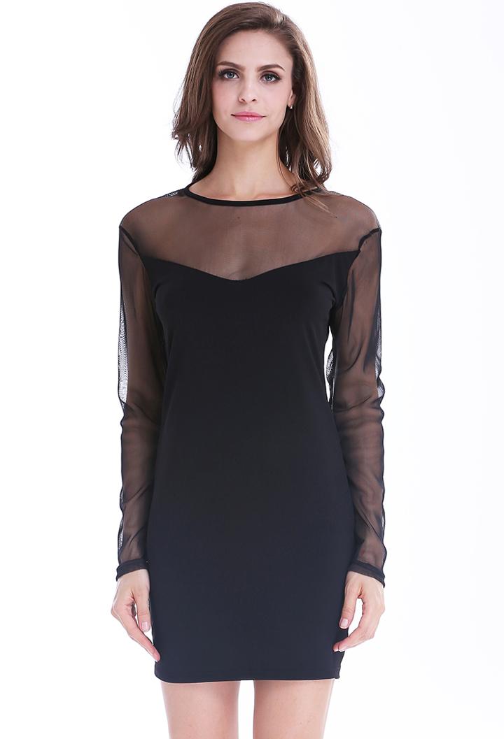 Romwe Hollow Body Conscious Dress