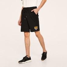 Romwe Guys Tiger Patch Detail Sweat Shorts Set