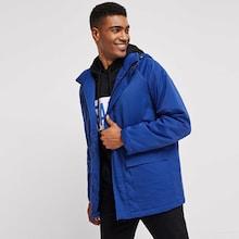 Romwe Guys Flap Pocket Hooded Solid Jacket
