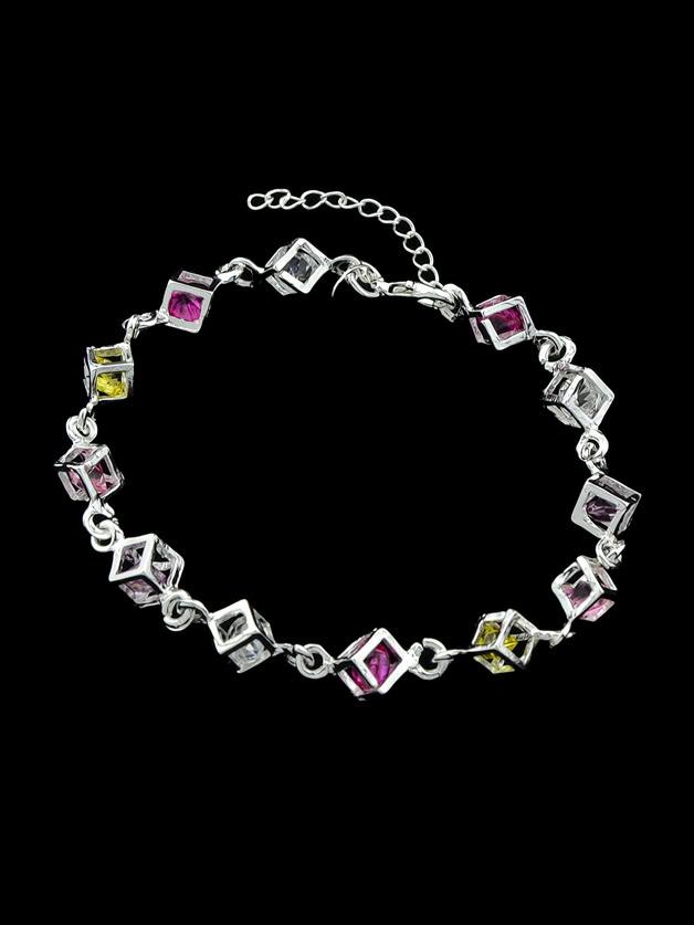 Romwe New Wrist Band Silver Color Bracelet