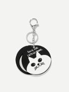 Romwe Cat Pattern Round Charm