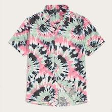 Romwe Guys Tie Dye Shirt
