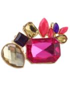 Romwe Best Seller Colored Stone Big Women Clip-on Earrings