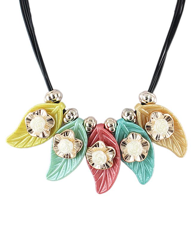 Romwe 2015 Latest Design Shourouk Style Women Statement Necklace
